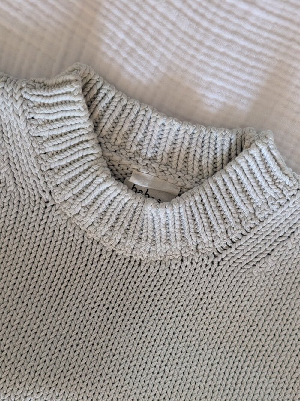 Babaa No. 16 Jumper in Smoked Salt (pastel blueish-grey) - Picture 4 of 11